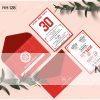 Thiệp cưới Hiếu Nguyễn - NH-128 Thiệp cưới màu đỏ