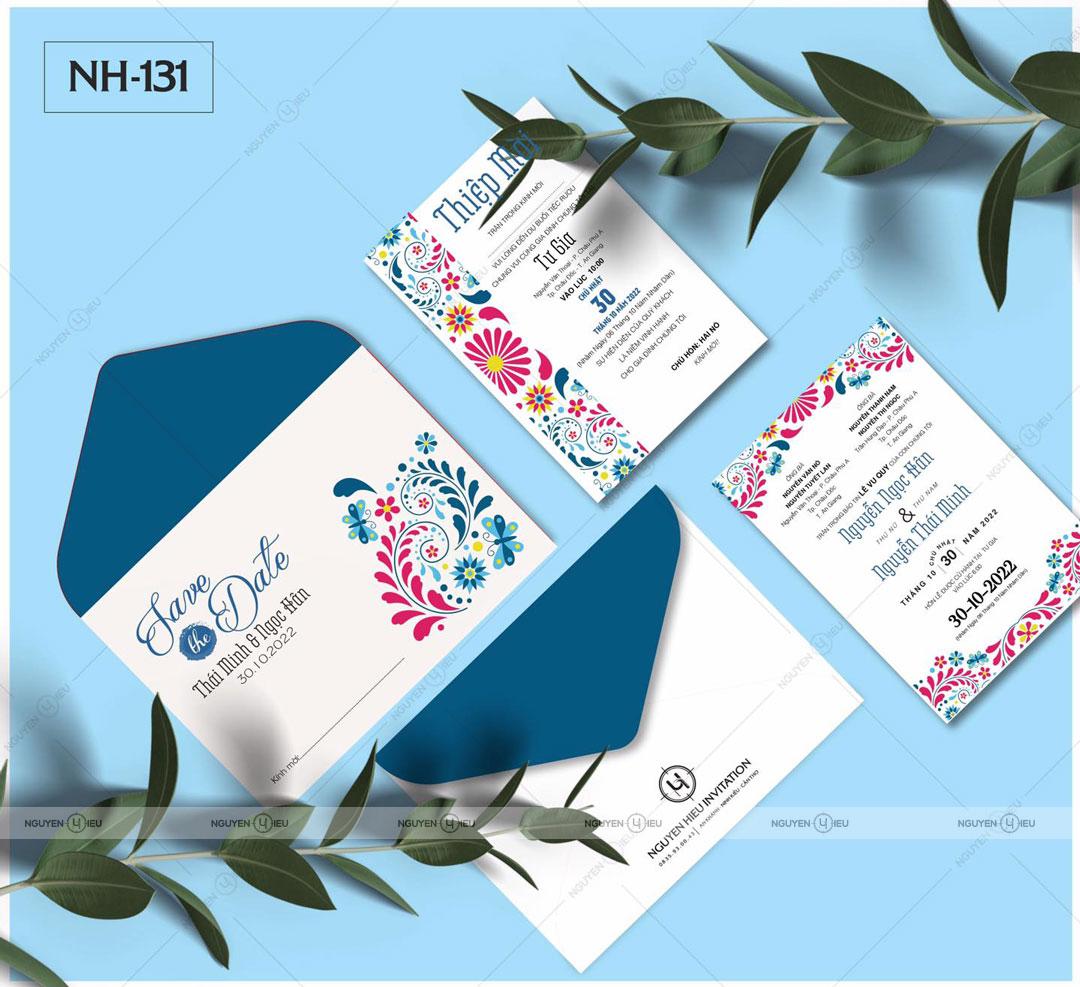Thiệp Cưới Nguyễn Hiếu Thiết Kế NH 131
