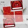 Thiệp cưới Hiếu Nguyễn - NH-143 Thiệp cưới màu đỏ