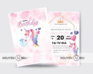 Thiệp sinh nhật Nguyễn Hiếu thiết kế