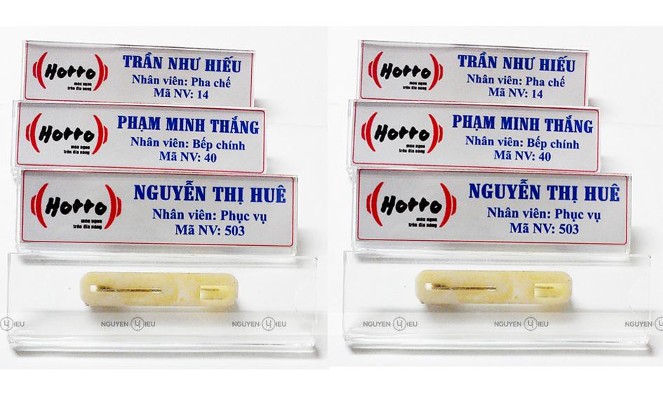 Bảng tên mica Nguyễn Hiếu Bảng tên mica Nguyễn Hiếu