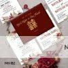 Thiệp cưới Hiếu Nguyễn - NH-182 Thiệp cưới màu đỏ