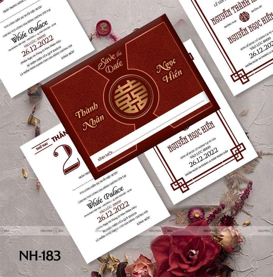 Thiệp cưới hiếu nguyễn Thiệp cưới màu đỏ