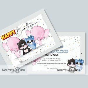 Thiệp sinh nhật Nguyễn Hiếu thiết kế