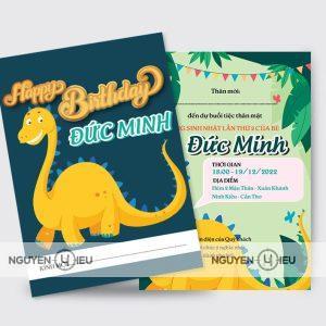 Thiệp sinh nhật Nguyễn Hiếu thiết kế