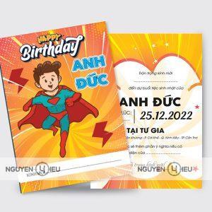 Thiệp sinh nhật Nguyễn Hiếu thiết kế
