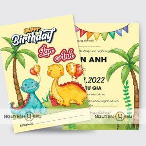 Thiệp sinh nhật Nguyễn Hiếu thiết kế