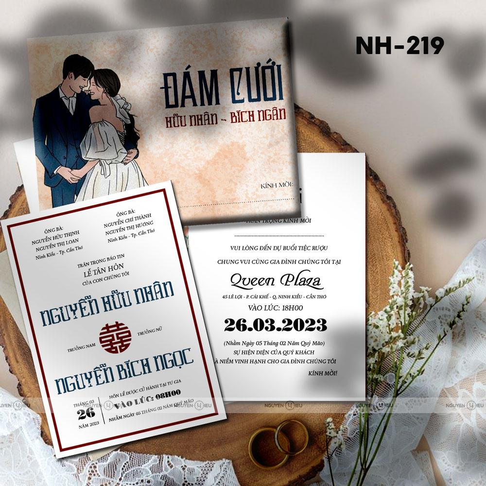 Thiệp cưới Nguyễn Hiếu thiết kế Thiệp cưới Hiếu Nguyễn