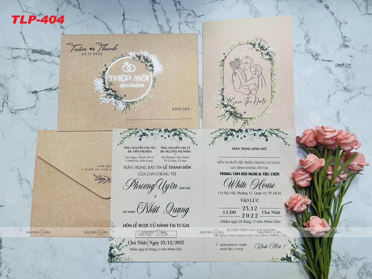 Thiệp cưới Nguyễn Hiếu TLP 404