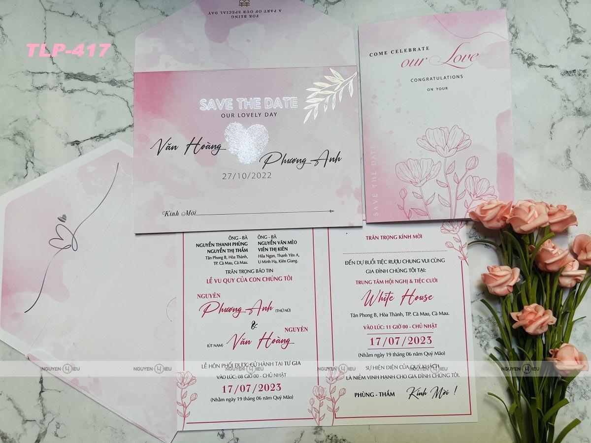 Thiệp cưới Nguyễn Hiếu TLP 417