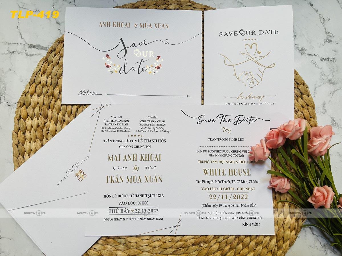 Thiệp cưới Nguyễn Hiếu TLP 419