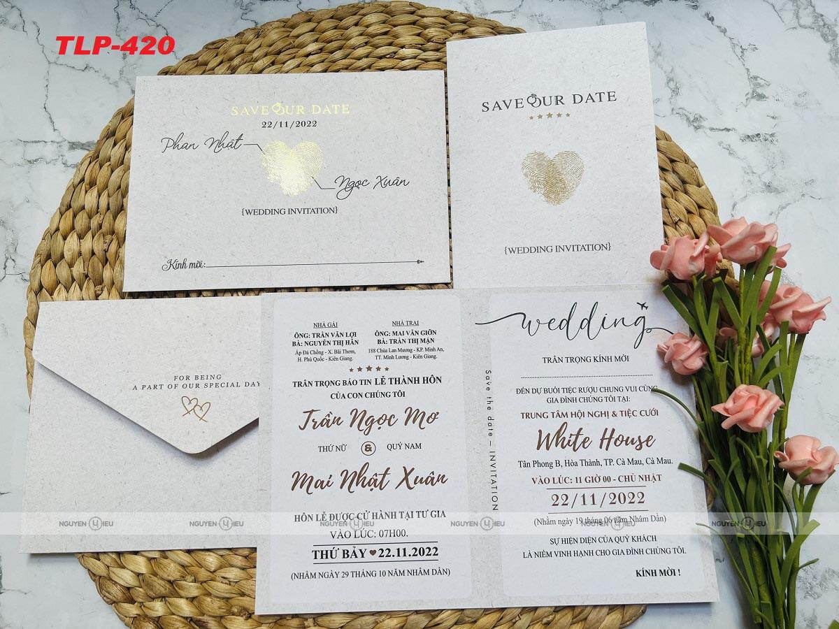 Thiệp cưới Nguyễn Hiếu TLP 420