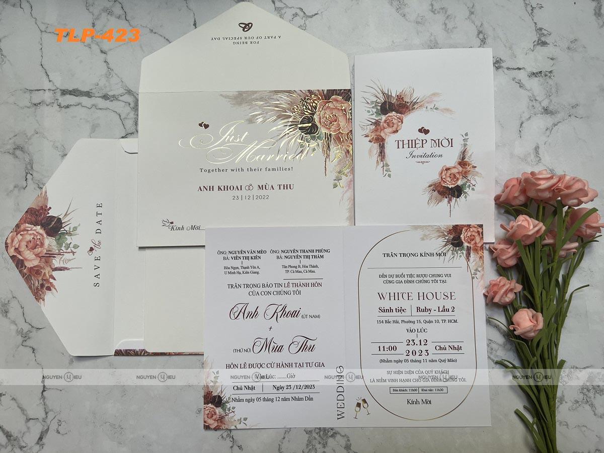 Thiệp cưới Nguyễn Hiếu TLP 423