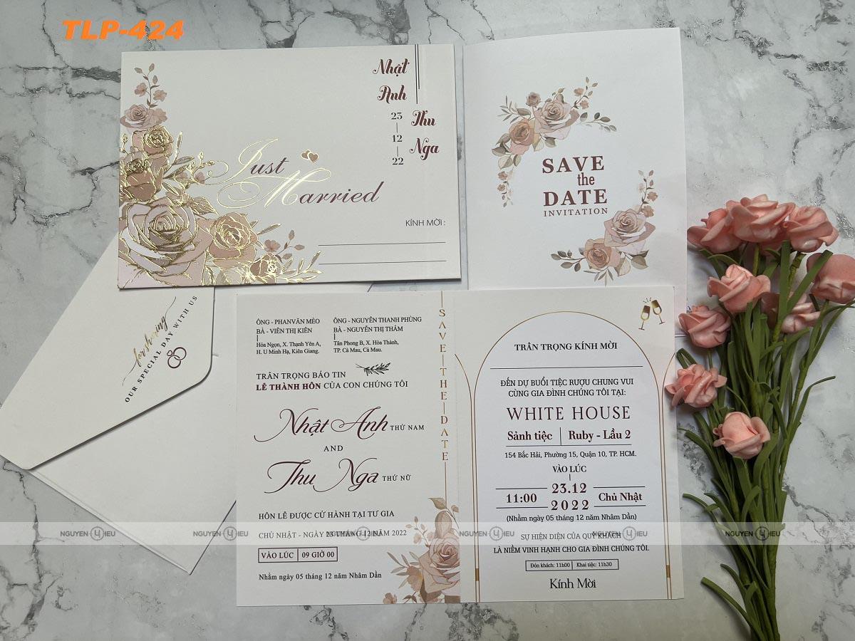 Thiệp cưới Nguyễn Hiếu TLP 424