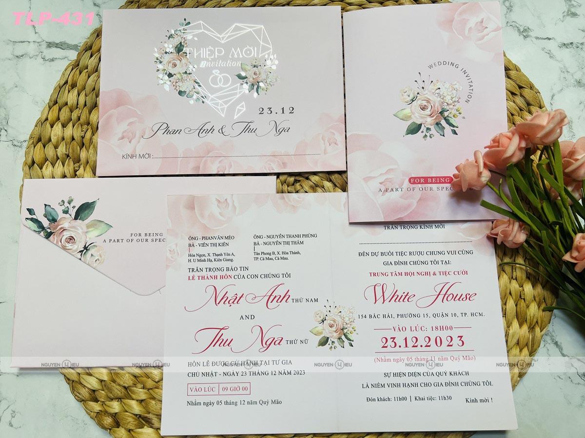 Thiệp cưới Nguyễn Hiếu TLP 431