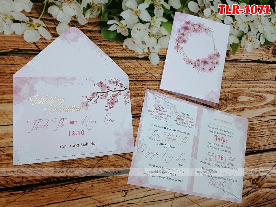 Thiệp cưới Nguyễn Hiếu TLR 1071