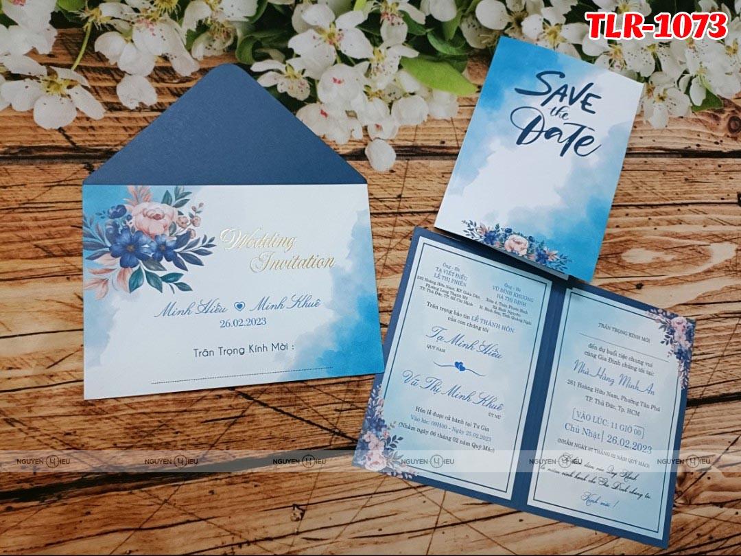 Thiệp cưới Nguyễn Hiếu TLR 1073