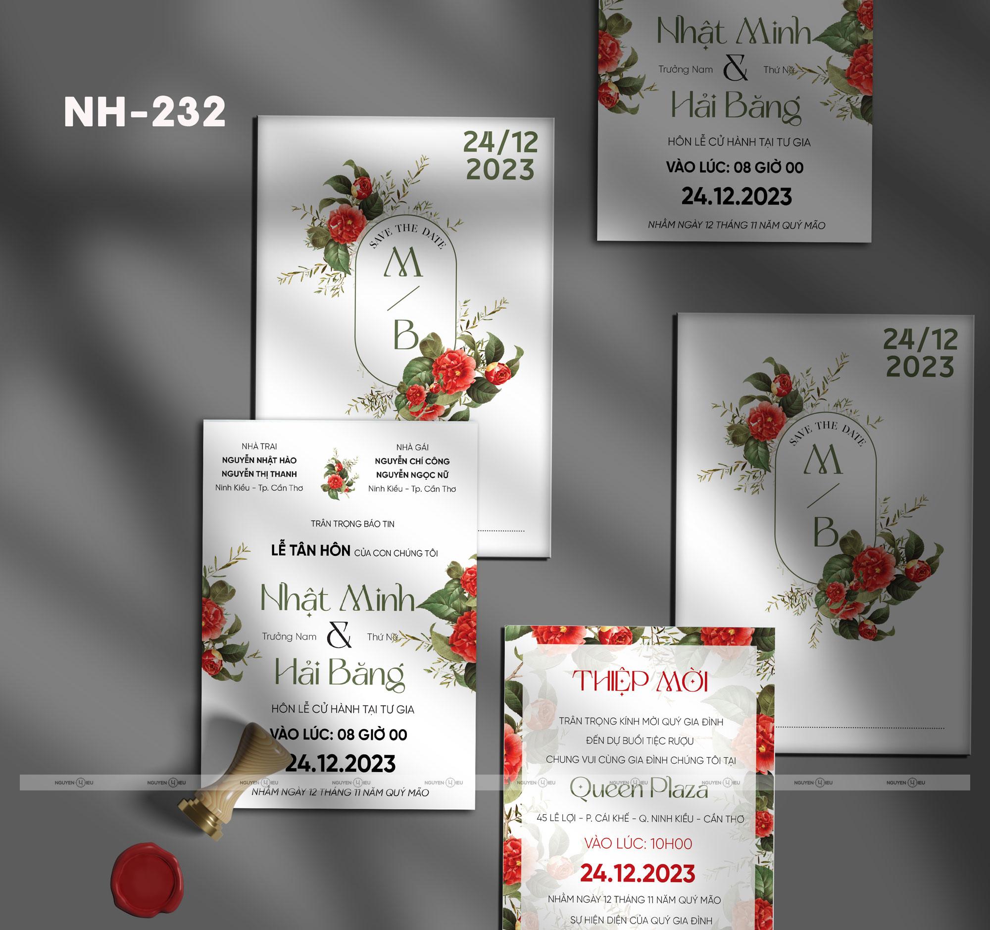 NH-232 thiệp cưới hiếu nguyễn