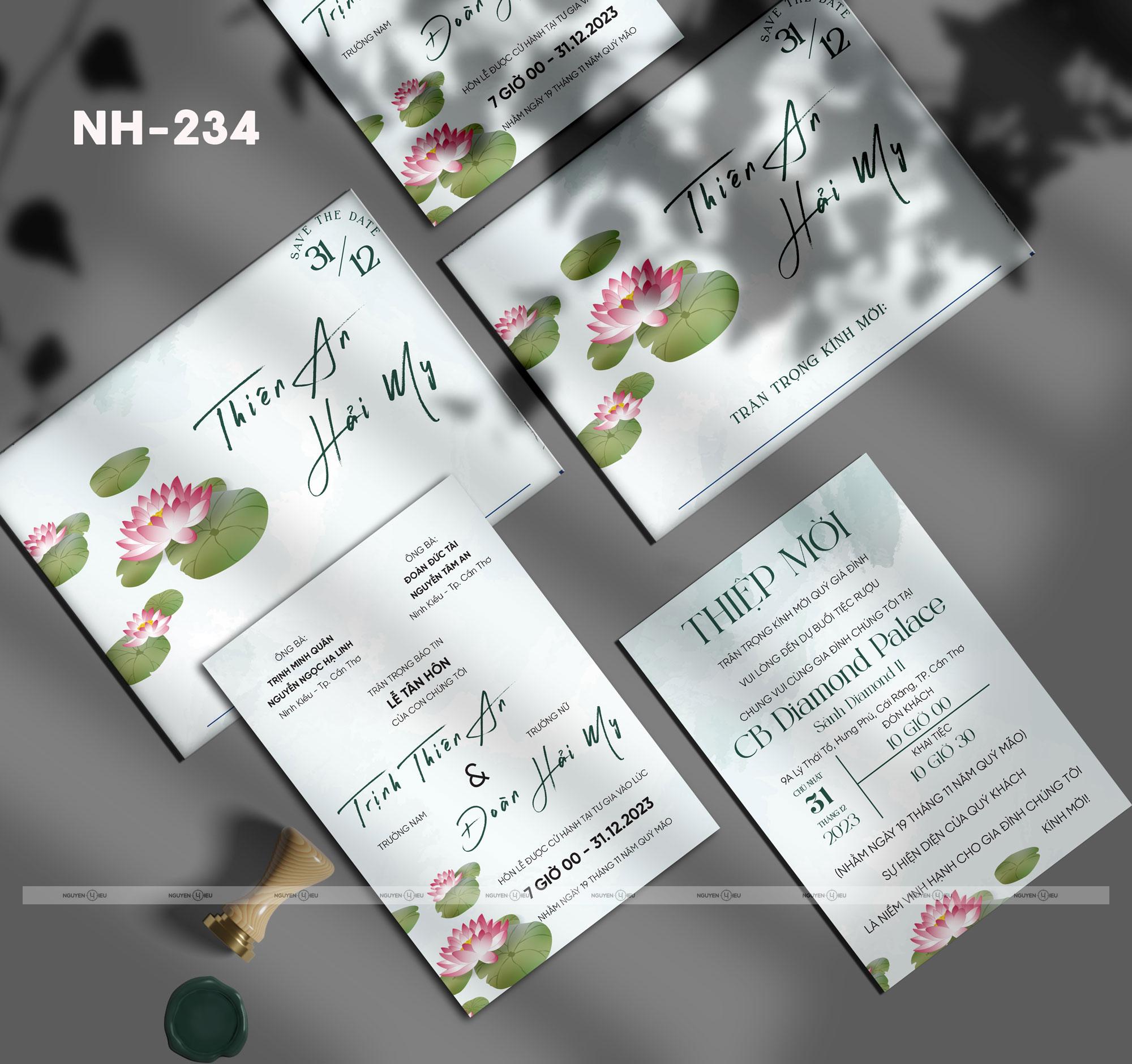 NH-234 thiệp cưới hiếu nguyễn