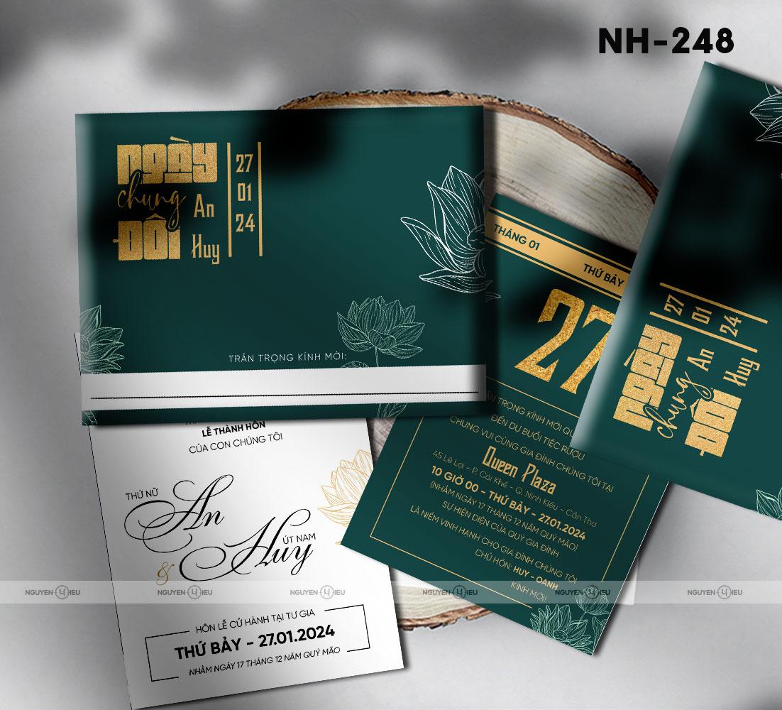 NH-248 Thiệp cưới Hiếu Nguyễn thiết kế
