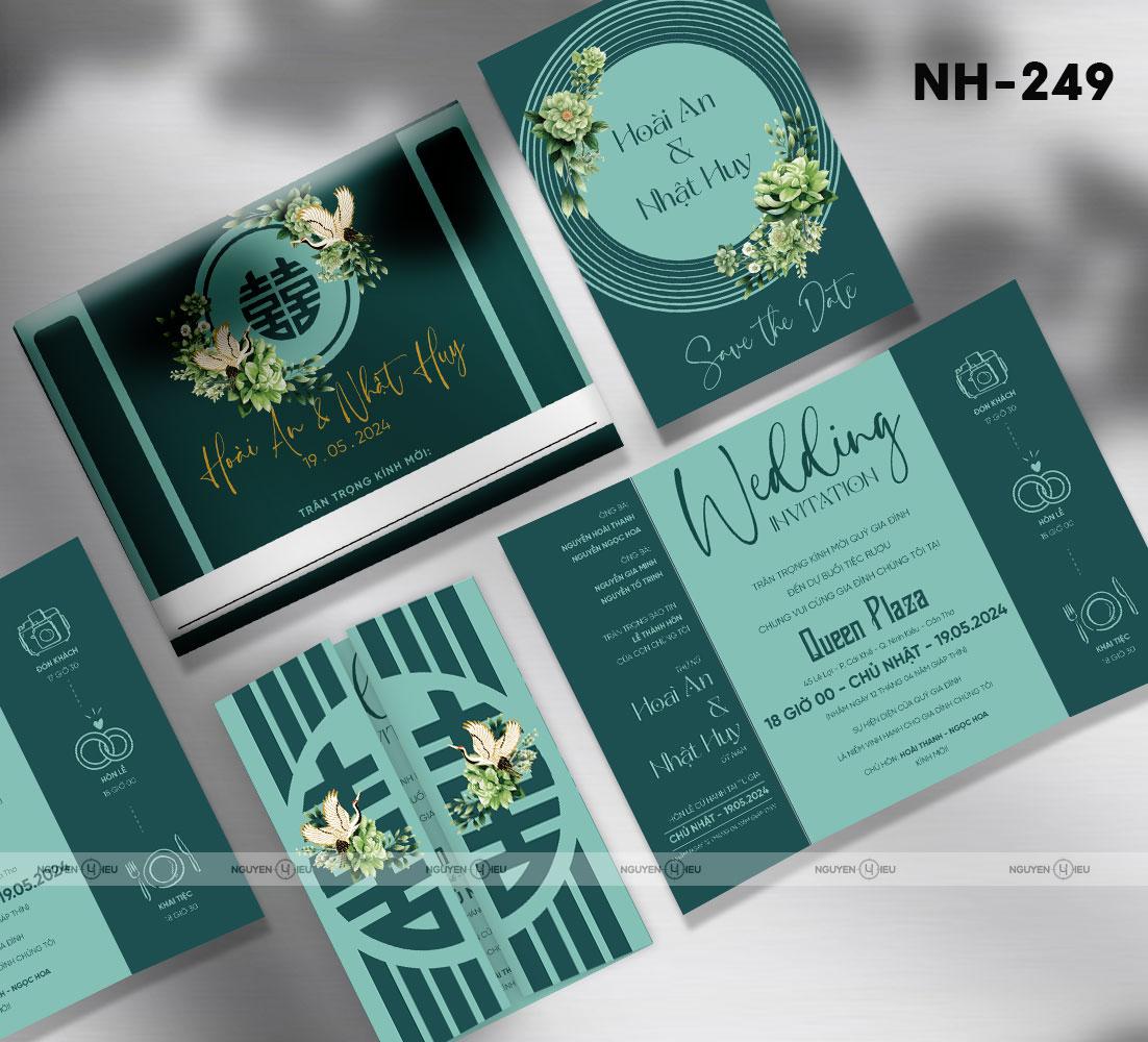 NH-249 Thiệp cưới Hiếu Nguyễn thiết kế