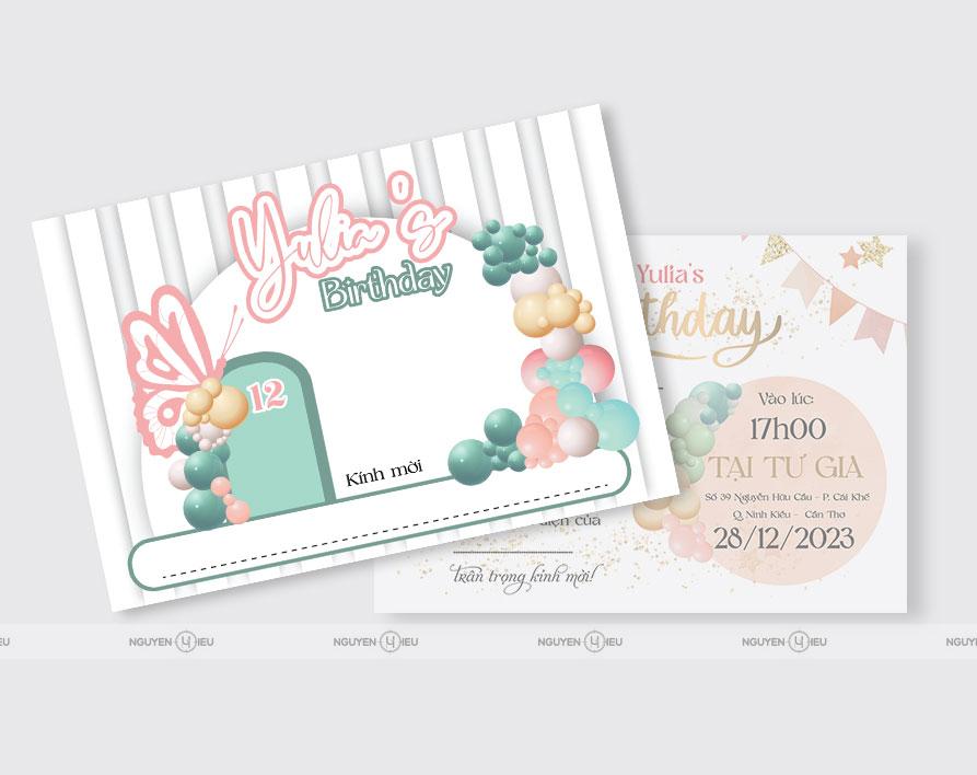 SN-045 Thiệp sinh nhật Hiếu Nguyễn thiết kế
