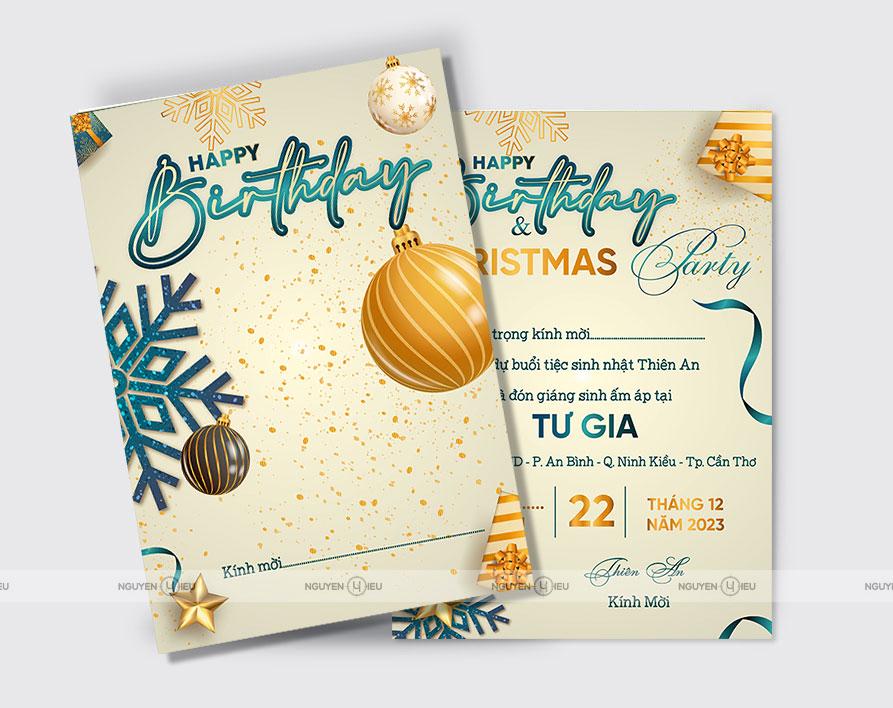 SN-047 Thiệp sinh nhật Hiếu Nguyễn thiết kế