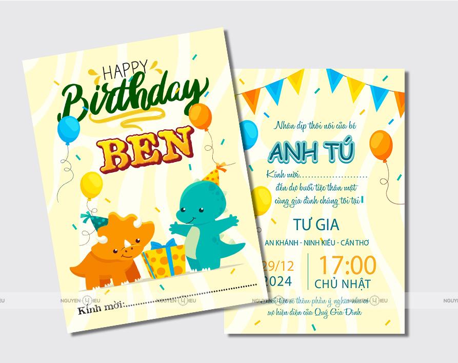 SN-056 Thiệp sinh nhật Nguyễn Hiếu thiết kế