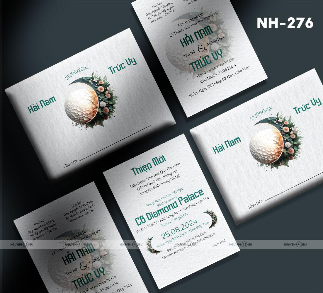 NH-276 Thiệp cưới Hiếu Nguyễn thiết kế
