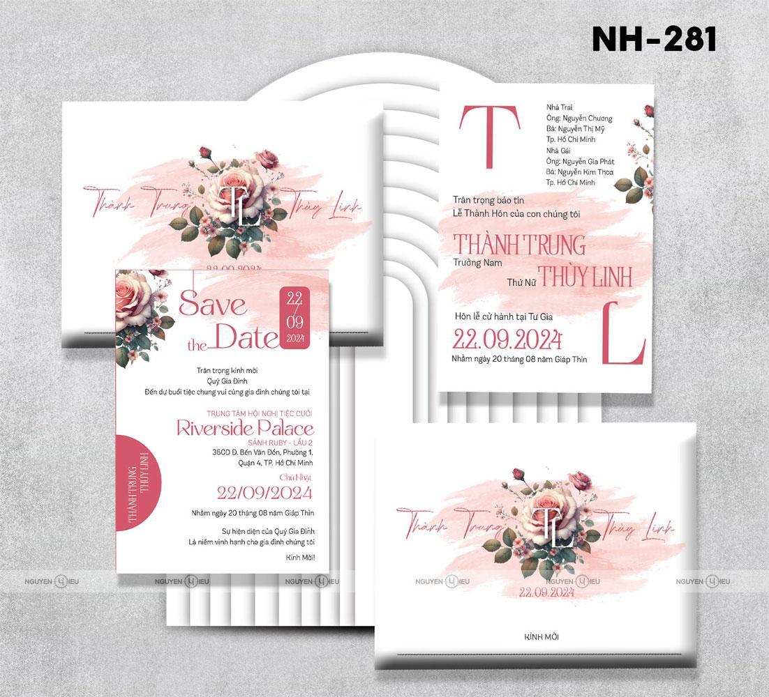 NH-281 Thiệp cưới Hiếu Nguyễn thiết kế