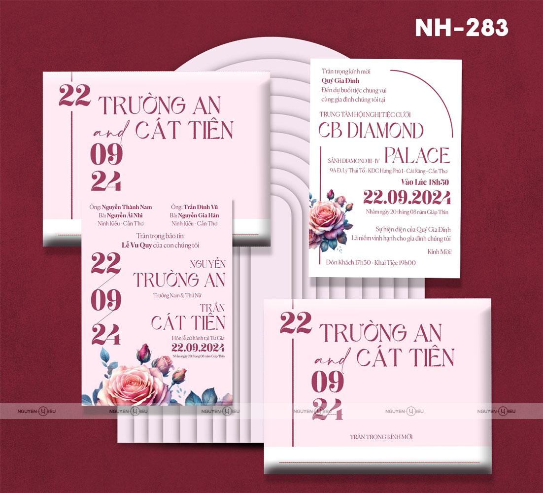 NH-283 Thiệp cưới Hiếu Nguyễn thiết kế