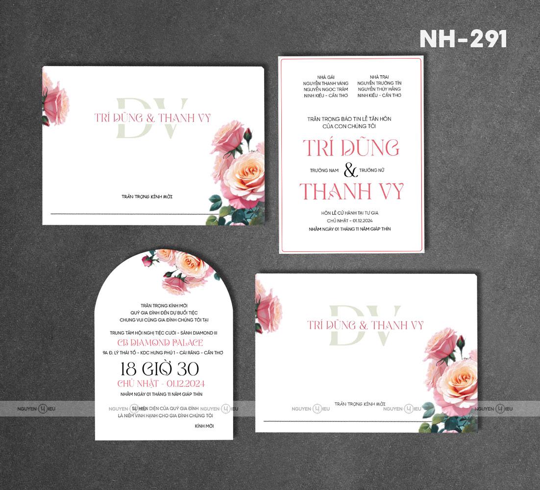 NH-291 Thiệp cưới Hiếu Nguyễn thiết kế