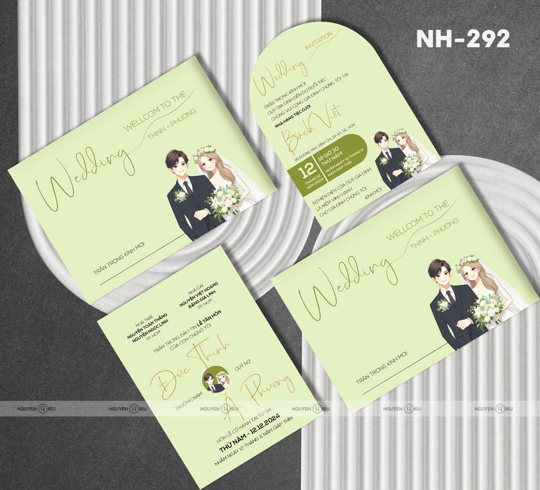 NH-292 Thiệp cưới Hiếu Nguyễn thiết kế