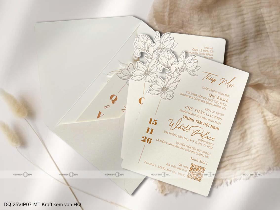25VIP07K2 Thiệp Cưới Thiết Kế Nguyễn Hiếu