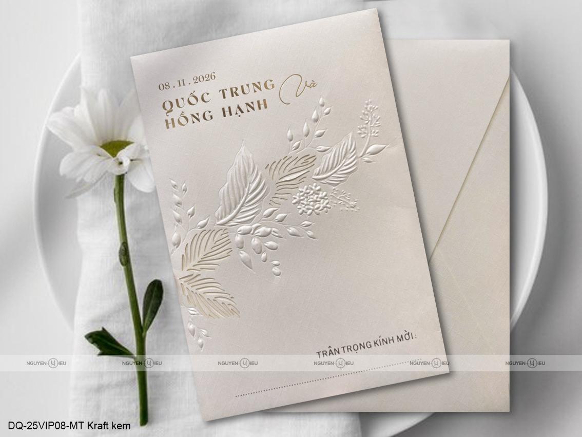 25VIP08K2 Thiệp Cưới Thiết Kế Nguyễn Hiếu