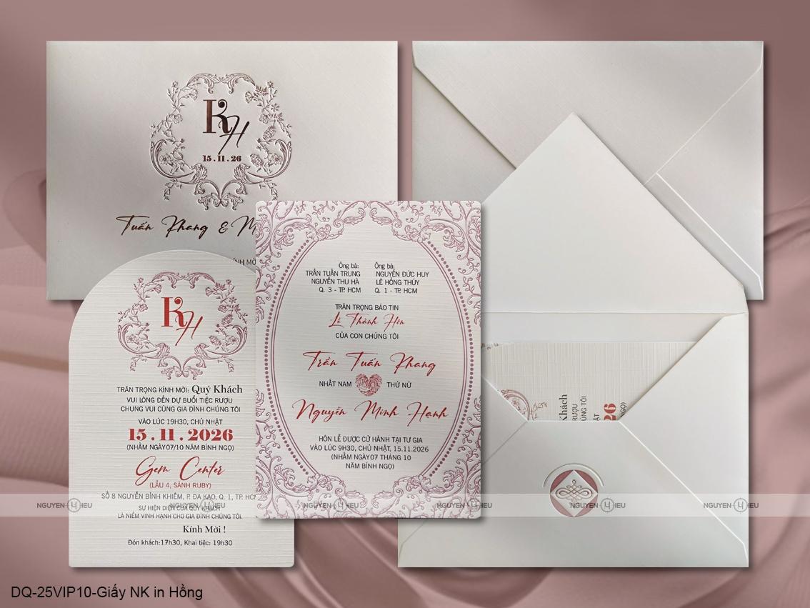 25VIP10H3 Thiệp Cưới Thiết Kế Nguyễn Hiếu