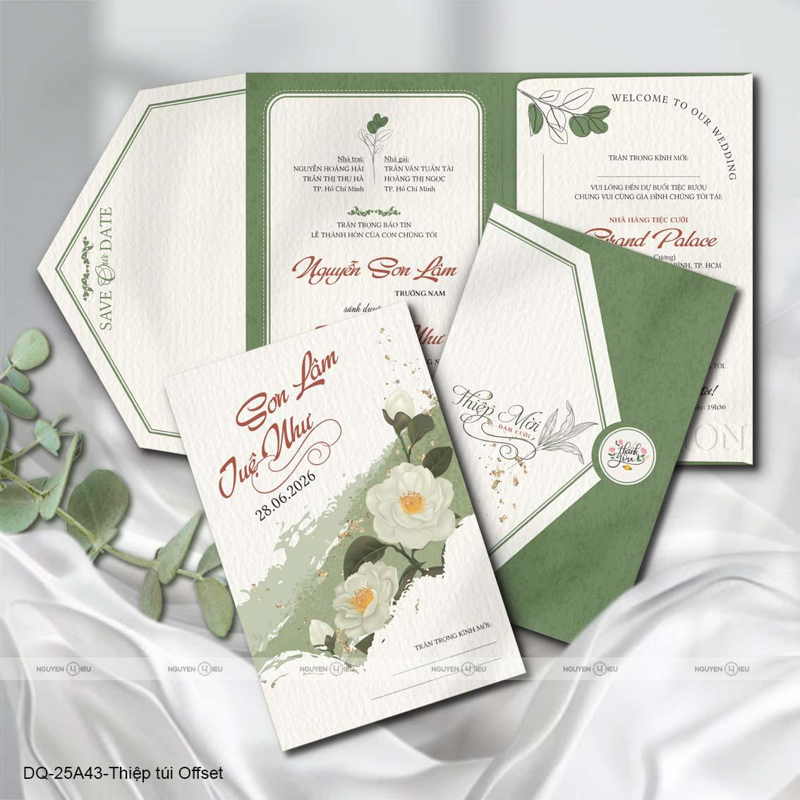 DQ25A43 Thiệp Cưới Thiết Kế Nguyễn Hiếu